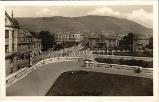 1949 Zsolna, Sillein, Zilina; Sedláckov sad / utca, üzletek / street view, shops