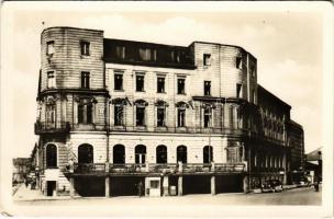 1950 Zsolna, Sillein, Zilina; utca, automobilok / street view, automobiles (EK)