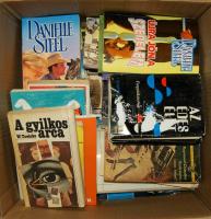 1 láda modern könyv szépirodalom és ponyva