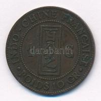 Francia Indokína 1885A 1c Br T:2-,3
French Indo-China 1885A 1 Centime Br C:VF,F
Krause KM#1