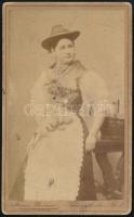 Lafrankó Istvánné (Weimer Mária) (1857-1919) kéményseprő vállalat tulajdonos felesége. Weimer Vilmos távírdai gépgyáros lánya vizitkártya