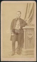 Lafrankó János (1842-1899) kéményseprő mester, kéményseprő vállalat tulajdonos vizitkártya