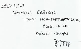 Wehner Tibor: Bálint István. A művész által DEDIKÁLT példány. Soroksár, 2000., Galéria '13. Kia...