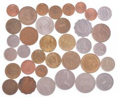 35db-os vegyes, külföldi érmetétel T:1-3 35pcs mixed, foreign coin lot C:UNC-F
