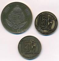 Bognár György (1944-) 1996. "Magyar Vasút - 150 Éve Európában, Pest-Buda" Br emlékérem (42...