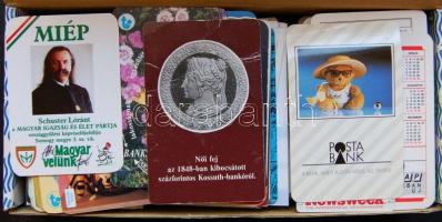 cca 1980-2000 300 db kártyanaptár