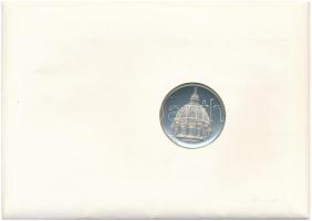 Német Szövetség Köztársaság 1980. "II János Pál" jelzett Ag emlékérem felbélyegzett boríté...