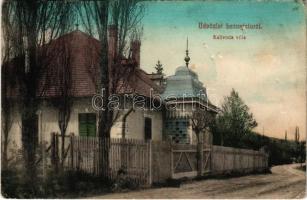 1914 Leányfalu, Kalivoda villa. Ecker Sándor kiadása (felületi sérülés / surface damage)