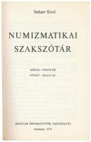 Saltzer Ernő: Numizmatikai szakszótár. Angol-magyar, német-magyar. Budapest, MÉE, 1979. Műbőr kötésb...