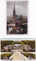 BÉCS - 16 db modern + 1 régi képeslap / WIEN (VIENNA) - 16 modern + 1 pre-1945 postcards