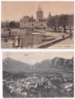 6 db RÉGI svájci képeslap / 6 pre-1945 Swiss postcards