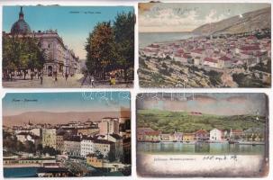 14 db RÉGI horvát képeslap vegyes minőségben / 14 pre-1945 Croatian postcards in mixed quality