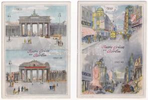 1945-46 Berlin - 2 postcards