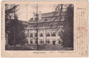 1904 Zboró, Zborov; Rákóczi kastély. Kiadja Salgó Mór / castle (EB)
