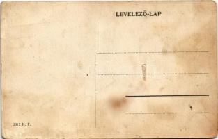 Budapest XXII. Budafok, Hofmeister Kálmán vendéglője a "Három nyúlhoz", kert a vendégekkel...