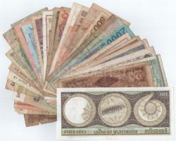 30db-os vegyes, külföldi bankjegytétel T:vegyes
30pcs mixed, foreign banknote lot C:mixed