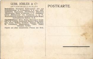 Eisenerz (Steiermark), Steirischer Erzberg. Grundmaterial des Böhlerstahles. Gebr. Böhler & Co. ...