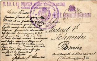 Sutomore (Spic), port + "M. kir. I. sz. tengerpart védelmi népfölkelő zászlóalj 2. század paran...