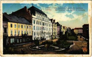 1914 Lviv, Lwów, Lemberg; Ulica Akademicka i gmach izby handlowej / street view, chamber of commerce (fl)