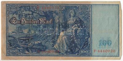 Német Birodalom 1910. 100M T:III German Empire 1910. 100 Mark C:F Krause 42