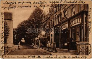 Valkenburg, Lindenlaan / street view, restaurant, bazaar (EB)