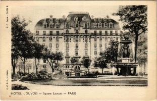 1933 Paris, Square Louvois, Hotel Louvois (EK)