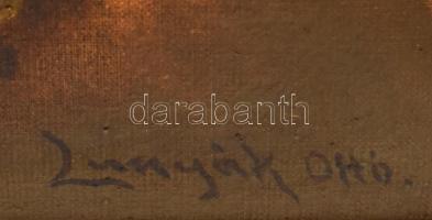 Lunyák Ottó: Csendélet. Olaj, vászon, jelzett, 75x100 cm, keretben