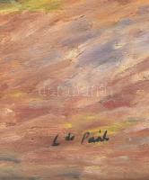 L de Paál jelzéssel: Erdőrészlet. Olaj, vászon, keretben, 60x80cm