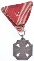 1916. "Károly-csapatkereszt" Zn kitüntetés mellszalagon T:2 Hungary 1916. "Charles Tr...