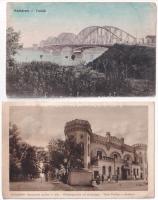 Komárom, Komárnó; 4 db régi képeslap / 4 pre-1945 postcards