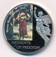 Libéria 2006. 10$ Szabadság pillanatai - Varsói gettólázadás 1943 multicolor T:PP ujjlenyomat  Liberia 2006. 10 Dollars Moments of Freedom - Warsaw Ghetto uprising 1943 multicolor C:PP fingerprint