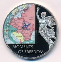 Libéria 2006. 10$ Szabadság pillanatai - A Varsói Szerződés felbontása 1991. multicolor T:PP Liberia 2006. 10 Dollars Moments of Freedom - Break-up of the Warsaw Pact 1991. multicolor C:PP