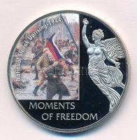 Libéria 2006. 10$ "Szabadság pillanatai - Szlovák felkelés 1944" multicolor T:PP  Liberia 2006. 10 Dollars "Moments of Freedom - National Slovak uprising 1944" multicolor C:PP