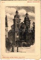 Düsseldorf, Jesuitenkirche / church. Kunstverlag von Paul Matthes (EK)