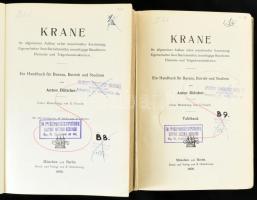 Anton Böttcher: Krane. I-II. Band. I. Textband. II. Tafelband. Ihr allgemeiner Aufbau nebst maschine...