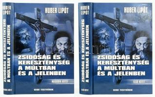 Zsidóság és kereszténység a múltban és a jelenben I-II. köt. I. köt.: Zsidóság és kereszténység Krisztustól a középkor végéig. II. köt.: Újkori és modern zsidók Jézus Krisztusról és a kereszténységről. Bp., én., Gede Testvérek. Reprint kiadás. Kiadói kartonált papírkötés, szép állapotban.