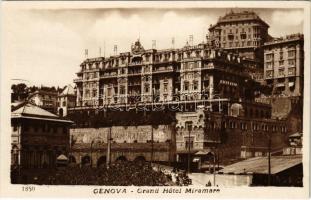 1925 Genova, Genoa; Grand Hotel Miramare