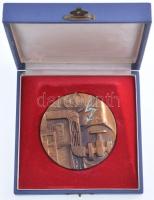 Lajos József (1936-) ~1965. "Százhalombattáért" kétoldalas, öntött bronz emlékérem, eredet...