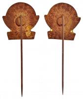 ~1970. "KONSUMEX" diplomatabolt műgyantás fém jelvény (2xklf) T:1-