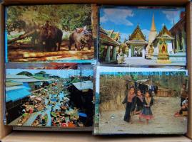 THAIFÖLD / THAILAND 500 db főleg 1960-1980 közötti képeslap / 500 postcards mostly 1960-1980
