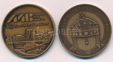 Kelemen Kristóf (1922-2001) 1987. "MÉE / Erzsébet királyné születésének emlékére" Br emlék...