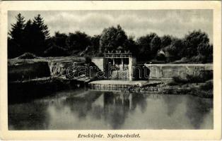 1939 Érsekújvár, Nové Zámky; Nyitra részlet, gát / Nitra riverside, dam (EK)