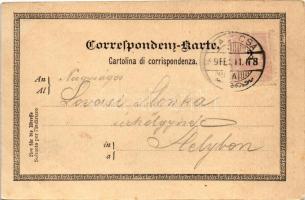 1899 Abbazia, Opatija; Slatinabad / fürdőzők / spa, bath, bathers (EK)