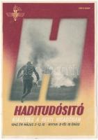1943 Haditudósító kiállítás a Pesti Vigadóban / WWII Hungarian Military Correspondent Exhibiton s: Németh Nándor + So. Stpl. (gyűrődés / crease)
