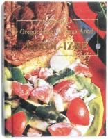 Gregor József-Varga Antal: Ízről - ízre. Hegyi Julianna rajzaival. Szeged, 1988., Szegedi Nyomda MTESZ Miniatűrkönyv Klub. Kiadói kartonált papírkötés.