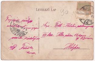 1906 Budapest XIV. Zugló, Hermann M. Csöpögő csárda vendéglője, kert (EB)