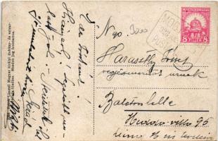 1928 Mogyoród, HÉV Villamos vasútállomás (EK) + "MOGYORÓD POSTAI ÜGYN"