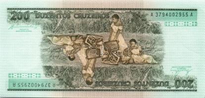 Brazília 18 klf modern bankjegy T:I