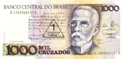 Brazília 18 klf modern bankjegy T:I