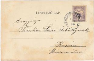 Trencsénteplic, Trencianske Teplice; Gyógyterem belseje, étterem. Szold Henrik kiadása / spa interio...